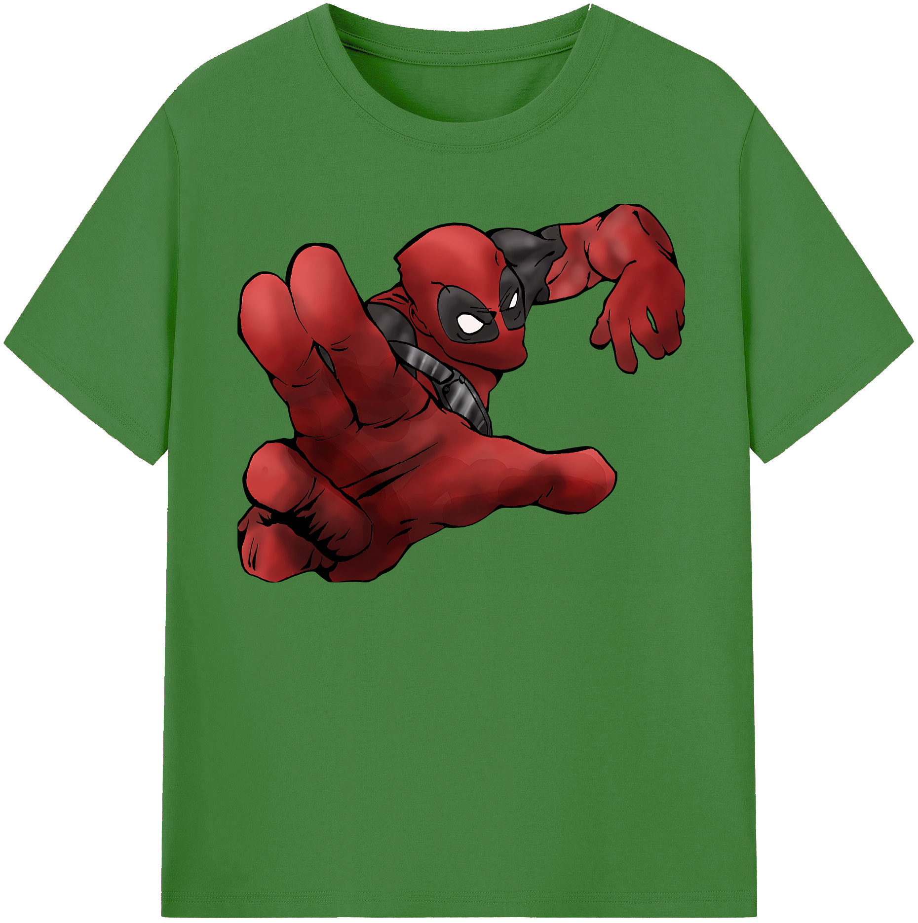 （画像用） Deadpool デッドプール レディースカジュアルプリントTシャツ（綿100％）